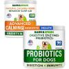 imageBARKampampSPARK Dog Probiotics for Digestive HealthCalming Chews Bundle  Anxiety Relief Treats  Diarrhea Gas Treatment Upset Stomach Relief  Probiotic Chews for Dogs
