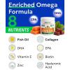 imageBARKampampSPARK Advanced Omega3 Collagen for Dogs  180 Fish ampamp Salmon Oil Treats for Dog Shedding Skin Allergy Chews Itch Relief Hot Spots Treatment  Jointm Skin ampamp Coat Supplement EPAampampDHA Fatty AcidsBacon