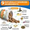 imageBARKampampSPARK Advanced Calming Chews for Dogs  Hemp Chew  Melatonin  Anxiety Relief  Sleep Aid  Relaxing Treats  Stress Relief During Fireworks Storms Thunder Barking  Made in USA  60CtCalming Hemp Anxiety  Stress
