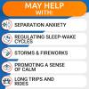 imageBARKampampSPARK Advanced Calming Chews for Dogs  Hemp Chew  Melatonin  Anxiety Relief  Sleep Aid  Relaxing Treats  Stress Relief During Fireworks Storms Thunder Barking  Made in USA  60CtCalming Hemp Anxiety  Stress