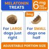 imageBARKampampSPARK Advanced Calming Chews for Dogs  Hemp Chew  Melatonin  Anxiety Relief  Sleep Aid  Relaxing Treats  Stress Relief During Fireworks Storms Thunder Barking  Made in USA  60CtMelatonin Chews Sleep Aid