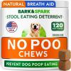 imageNo Poo Chews for Dogs  Coprophagia ampamp Stool Eating Deterrent with Probiotics Digestive Enzymes ampamp Breath Aid Support  Stop Dog Poop Eating  Made in USA  120Ct120Ct