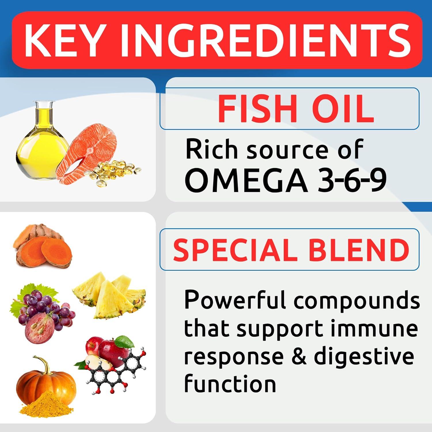 imageBARKampampSPARK Advanced Collagen  Omega3 Formula for Dogs  180 Fish Oil Treats for Dog Shedding Itch ampamp Allergy Relief Hot Spots Hip ampamp Joint and Skin ampamp Coat Supplement  Biotin EPA ampamp DHA Fatty AcidsGrilled Chicken