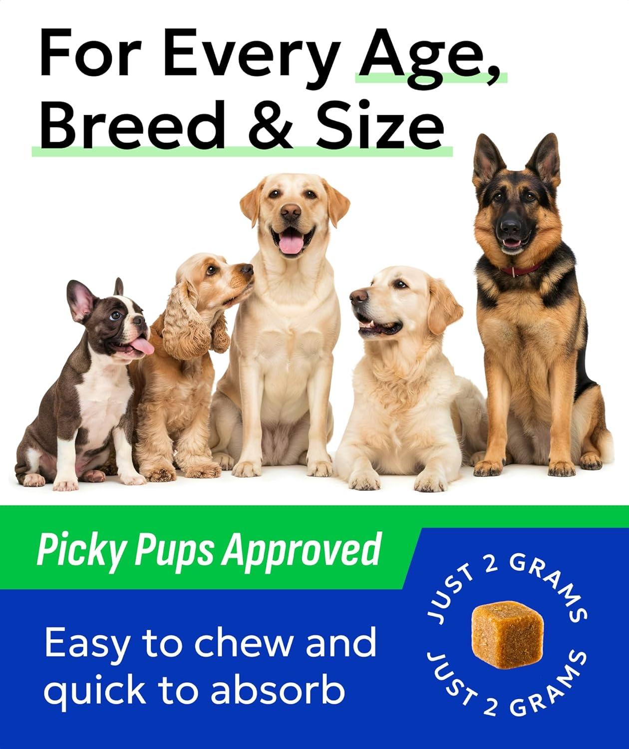 imageBARKampampSPARK Advanced Collagen  Omega3 Formula for Dogs  180 Fish Oil Treats for Dog Shedding Itch ampamp Allergy Relief Hot Spots Hip ampamp Joint and Skin ampamp Coat Supplement  Biotin EPA ampamp DHA Fatty AcidsBacon