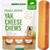 imageBARKampampSPARK Yak Cheese Himalayan Dog Chews  100 Natural ampamp Long Lasting Dog Treats Yak Milk Chews for Small Medium ampamp Large Dogs 1 Large ChewPeanut Butter