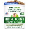 imageBARKampampSPARK Advanced Calming Chews for Dogs  Hemp Chew  Melatonin  Anxiety Relief  Sleep Aid  Relaxing Treats  Stress Relief During Fireworks Storms Thunder BarkingHemp Hip Joint Pain  Mobility