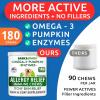 image:imageBARKampSPARK Omega 3  Fish Oil for Dogs  Skin Allergy Chews Itch Relief Hot Spots Treatment  Fish Oil Liquid Supplement for Pets EPADHA Fatty Acids Skin amp Coat Support  Bundle 180 Ct  16 Oz180 Ct  ALLERItch Salmon
