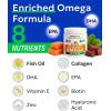 image:imageBARKampSPARK Omega 3  Fish Oil for Dogs  Skin Allergy Chews Itch Relief Hot Spots Treatment  Fish Oil Liquid Supplement for Pets EPADHA Fatty Acids Skin amp Coat Support  Bundle 180 Ct  16 Oz180 Ct  Adv Omega3  Collagen