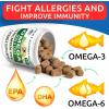 image:imageBARKampSPARK Omega 3  Fish Oil for Dogs  Skin Allergy Chews Itch Relief Hot Spots Treatment  Fish Oil Liquid Supplement for Pets EPADHA Fatty Acids Skin amp Coat Support  Bundle 180 Ct  16 Oz360Ct  Salmon