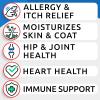 image:imageBARKampSPARK Omega 3  Fish Oil for Dogs  Skin Allergy Chews Itch Relief Hot Spots Treatment  Fish Oil Liquid Supplement for Pets EPADHA Fatty Acids Skin amp Coat Support  Bundle 180 Ct  16 Oz360Ct  Chicken