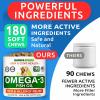 image:imageBARKampSPARK Omega 3  Fish Oil for Dogs  Skin Allergy Chews Itch Relief Hot Spots Treatment  Fish Oil Liquid Supplement for Pets EPADHA Fatty Acids Skin amp Coat Support  Bundle 180 Ct  16 Oz180 Ct  Salmon