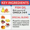image:imageBARKampSPARK Omega 3  Fish Oil for Dogs  Skin Allergy Chews Itch Relief Hot Spots Treatment  Fish Oil Liquid Supplement for Pets EPADHA Fatty Acids Skin amp Coat Support  Bundle 180 Ct  16 Oz180 Ct  ALLERItch Salmon