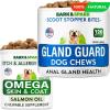 image:imageAnal Gland Guard Support  Omega 3 Fish Oil Treats Bundle  Scoot Treatment  Dog Shedding Skin Allergy Itch Relief  Digestive Enzymes amp Breath Aid Support  Made in USA