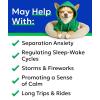 image:imageBARKampSPARK Advanced Calming Chews for Dogs  Separation Anxiety Relief for Dogs wHemp Oil  Melatonin  Relief During Fireworks Storms  Aggressive Behavior Barking Stress Aid  90ChewsCalming Chews Anxiety  Stress