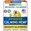 image:imageBARKampSPARK Advanced Calming Chews for Dogs  Separation Anxiety Relief for Dogs wHemp Oil  Melatonin  Relief During Fireworks Storms  Aggressive Behavior Barking Stress Aid  90ChewsCalming Chews Anxiety  Stress
