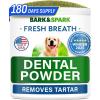 image:imageBarkampSpark Dog Teeth Cleaning Powder amp Breath Freshener Dental Powder Cleaner for Bright Teeth  Plaque and Bad Breath Advanced Remover for Dogs Pet Oral Care Bright Co Lab Pro Formula  90 Servings90 Count Powder