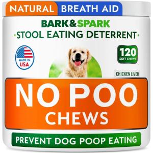 image:imageNo Poo Chews for Dogs  Coprophagia amp Stool Eating Deterrent with Probiotics Digestive Enzymes amp Breath Aid Support  Stop Dog Poop EatingNo Poo Chews