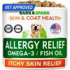 image:imageBARKampSPARK Dog Allergy Relief Soft Chews for Skin Health amp Seasonal Allergies  AntiItch Supplement wOmega3 Quercetin amp Bromelain Immune Treats for Dry Skin amp Hot Spots  BBQ Chicken  60ct60 Ct
