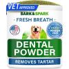 image:imageBARKampSPARK Dog Teeth Cleaning Powder amp Breath Freshener Dental Powder Cleaner for Bright Dog Teeth Plaque and Tartar Advanced Remover for Dogs Pet Oral Care with Bright Pro Formula  30 Servings30 Count Powder