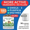 image:imageBARKampSPARK Dog Allergy Relief Soft Chews for Skin Health amp Seasonal Allergies  AntiItch Supplement wOmega3 Quercetin amp Bromelain Immune Treats for Dry Skin amp Hot Spots  Chicken Liver  180ctPeanut Butter