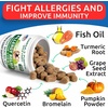 image:imageBARKampSPARK Dog Allergy Relief Soft Chews for Skin Health amp Seasonal Allergies  AntiItch Supplement wOmega3 Quercetin amp Bromelain Immune Treats for Dry Skin amp Hot Spots  Chicken Liver  180ctPeanut Butter