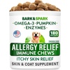 image:imageBARKampSPARK Dog Allergy Relief Soft Chews for Skin Health amp Seasonal Allergies  AntiItch Supplement wOmega3 Quercetin amp Bromelain Immune Treats for Dry Skin amp Hot Spots  Chicken Liver  180ctChicken