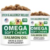 image:imageBarkampSpark Fish Oil for Dogs  Natural Omega3  Skin amp Coat Support  Liquid Food Supplement for Pets  Natural EPA  DHA Fatty Acids for Joint Function Immune amp Heart Health 8oz  SalmonVALUE 2Pack  Large Dogs 360Ct