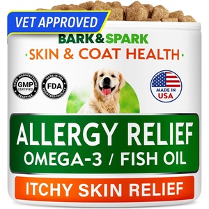image:imageBarkampSpark Fish Oil for Dogs  Natural Omega3  Skin amp Coat Support  Liquid Food Supplement for Pets  Natural EPA  DHA Fatty Acids for Joint Function Immune amp Heart Health 8oz  Salmon60 Ct