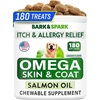 image:imageBARKampSPARK Dog Allergy Relief Soft Chews for Skin Health amp Seasonal Allergies  AntiItch Supplement wOmega3 Quercetin amp Bromelain Immune Treats for Dry Skin amp Hot Spots  Chicken Liver  360ctChicken