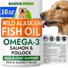 image:imageBARKampSPARK Dog Allergy Relief Soft Chews for Skin Health amp Seasonal Allergies  AntiItch Supplement wOmega3 Quercetin amp Bromelain Immune Treats for Dry Skin amp Hot Spots  Chicken Liver  360ctAlaskan Salmon