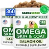 image:imageBARKampSPARK Dog Allergy Relief Soft Chews for Skin Health amp Seasonal Allergies  AntiItch Supplement wOmega3 Quercetin amp Bromelain Immune Treats for Dry Skin amp Hot Spots  Chicken Liver  360ctChicken