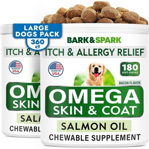 image:imageBARKampSPARK Dog Allergy Relief Soft Chews for Skin Health amp Seasonal Allergies  AntiItch Supplement wOmega3 Quercetin amp Bromelain Immune Treats for Dry Skin amp Hot Spots  Chicken Liver  360ctBacon