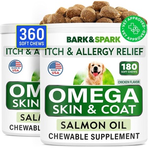 image:imageBARKampSPARK Dog Allergy Relief Soft Chews for Skin Health amp Seasonal Allergies  AntiItch Supplement wOmega3 Quercetin amp Bromelain Immune Treats for Dry Skin amp Hot Spots  Chicken Liver  360ctChicken