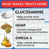 image:imageBARKampSPARK Advanced Calming Hemp Treats for Dogs  Hemp Oil  Melatonin  Anxiety Relief  Separation Aid  Stress Relief During Fireworks Storms Thunder  Aggressive Behavior Barking  180 ChewsHemp Hip Joint Pain  Mobility