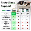image:imageBARKampSPARK Advanced Calming Hemp Treats for Dogs  Hemp Oil  Melatonin  Anxiety Relief  Separation Aid  Stress Relief During Fireworks Storms Thunder  Aggressive Behavior Barking  180 ChewsMelatonin Sleep Chews
