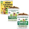 image:imageBARKampSPARK Combo of Dog Probiotics Chews  Calming Hemp Treats  Omega 3 Fish Oil Chews for Dogs  Anxiety Relief  Digestion and Immunity Support  Skin and Coat Supplement