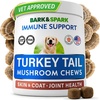 image:imageBARKampSPARK Turkey Tail Mushroom for Dogs  Mushroom Blend Chews  Lumps amp Bumps Lipoma  Reishi Maitake Shiitake amp more  Immune Health Lipoma Treatment Joint Support  Buddy Supplement  Skin Energy  120CtPeanut Butter