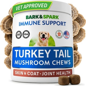 image:imageBARKampSPARK Turkey Tail Mushroom for Dogs  Mushroom Blend Chews  Lumps amp Bumps Lipoma  Reishi Maitake Shiitake amp more  Immune Health Lipoma Treatment Joint Support  Buddy Supplement  Skin Energy  120CtPeanut Butter