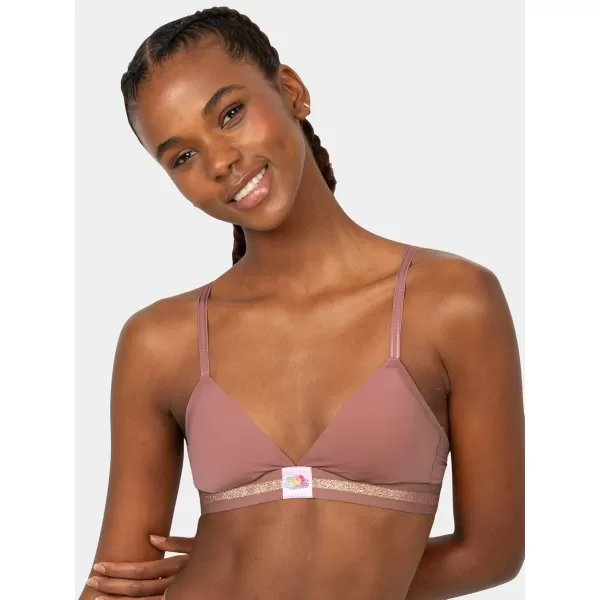 Fruit of the Loom A Fresh Collection FOMO Free 2Pack Womens Triangle Bralettes  Modern Comfort ampamp Sleek DesignPremium PlumBlack Hue