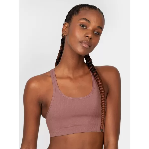 Fruit of the Loom A Fresh Collection So Sporty 2Pack Womens Seamless Racerback Croptop BrasPremium PlumBlack Hue