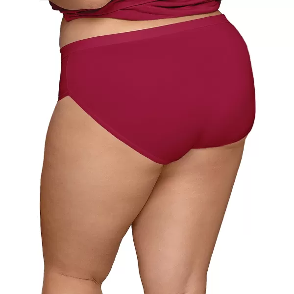 Fruit of the Loom womens Plus Size Underwear Fit for Me Designed to Fit Your CurvesHi Cut  Microfiber  Assorted