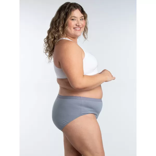 Fruit of the Loom womens Plus Size Underwear Fit for Me Designed to Fit Your CurvesHipster  Cotton  Assorted