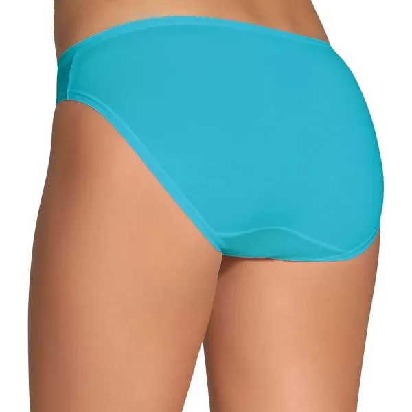 Fruit of the Loom Womens Breathable Underwear Moisture Wicking Keeps You Cool ampamp Comfortable Available in Plus SizeCoolblend  Bikini  4 Pack  Colors May Vary