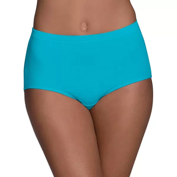 Fruit of the Loom Womens Breathable Underwear Moisture Wicking Keeps You Cool ampamp Comfortable Available in Plus SizeCotton Mesh  Brief  8 Pack  Colors May Vary