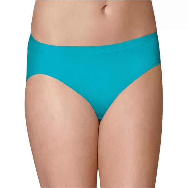 Fruit of the Loom Womens Breathable Underwear Moisture Wicking Keeps You Cool ampamp Comfortable Available in Plus SizeMicro Mesh  Bikini  6 Pack  Colors May Vary