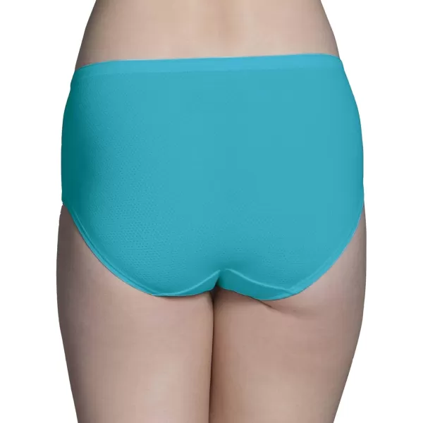 Fruit of the Loom Womens Breathable Underwear Moisture Wicking Keeps You Cool ampamp Comfortable Available in Plus SizeMicro Mesh  Low Rise Brief  6 Pack  Colors May Vary