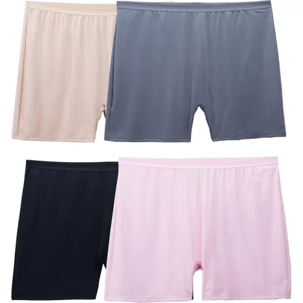 Fruit of the Loom Womens Plus Size Underwear Designed to Fit Your CurvesBoxer Brief  Microfiber  Assorted