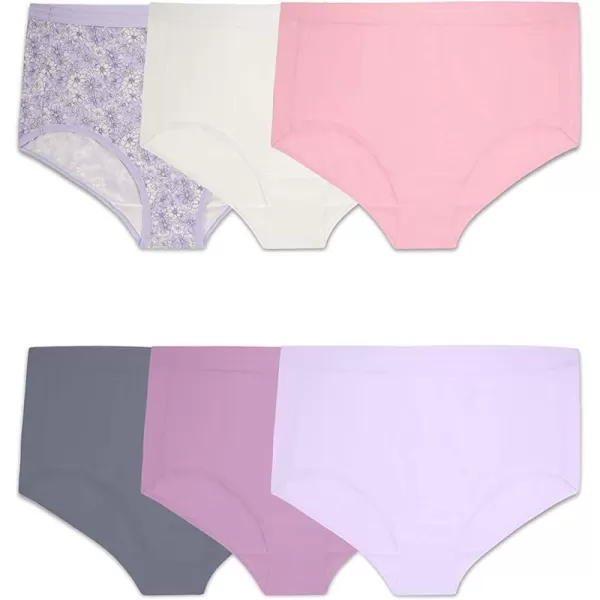 Fruit of the Loom Womens Plus Size Underwear Designed to Fit Your CurvesBrief  Microfiber  Assorted