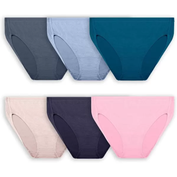 Fruit of the Loom Womens Plus Size Underwear Designed to Fit Your CurvesHi Cut  Breathable Micro Mesh  Assorted