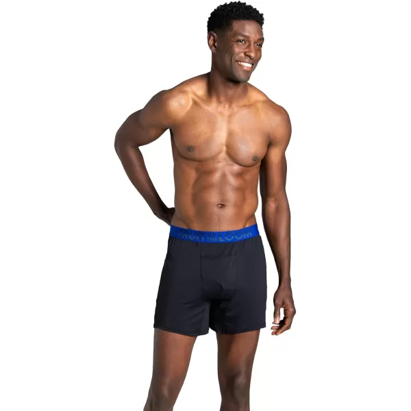 Fruit of the Loom Mens 360 Stretch Boxer Briefs High Performance Stretch Quick Dry ampamp Moisture WickingCooling Channels  3 Pack  Colors May Vary